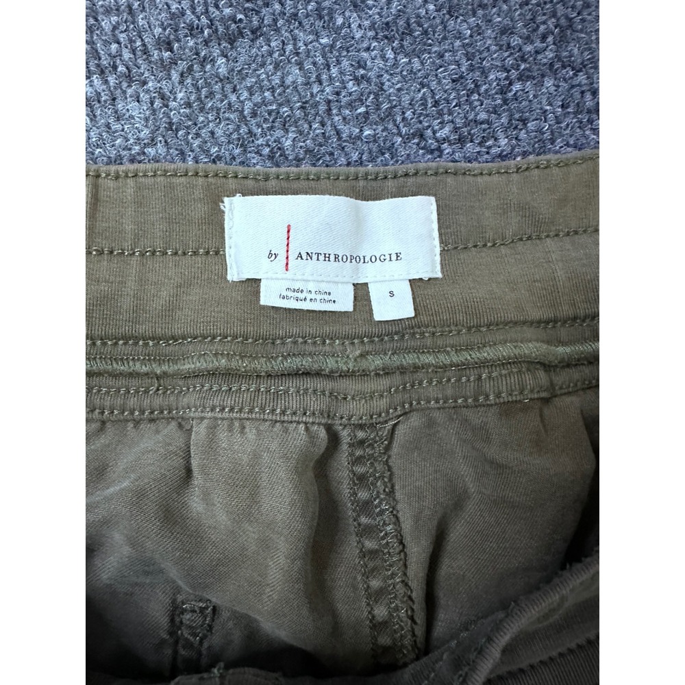 By Anthropologie Utility Joggers Womens Small Olive Green Cargo Pants Drawstring